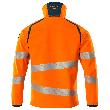 Soft Shell Jacke Soft Shell Jacke Größe 3XL, hi-vis orange/dunkelpetroleum Produktbild img4 S