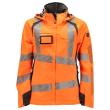 Hard Shell Jacke, Damen, leichtem Futter Jacke Größe S, hi-vis orange/dunkelanthrazit Produktbild img1 S