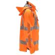 Hard Shell Jacke, Damen, leichtem Futter Jacke Größe S, hi-vis orange/dunkelanthrazit Produktbild img5 S