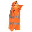 Hard Shell Jacke, Damen, leichtem Futter Jacke Größe 5XL, hi-vis orange/moosgrün Produktbild img3 S