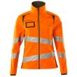 Soft Shell Jacke, Damenpassform Soft Shell Jacke Größe 4XL, hi-vis orange/moosgrün Produktbild img1 S
