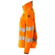 Soft Shell Jacke, Damenpassform Soft Shell Jacke Größe 4XL, hi-vis orange/moosgrün Produktbild img3 S