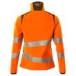 Soft Shell Jacke, Damenpassform Soft Shell Jacke Größe 4XL, hi-vis orange/moosgrün Produktbild img4 S