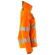 Soft Shell Jacke, Damenpassform Soft Shell Jacke Größe 4XL, hi-vis orange/moosgrün Produktbild img5 S