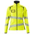 Soft Shell Jacke, Damenpassform Soft Shell Jacke Größe XS, hi-vis gelb/schwarzblau Produktbild img1 S