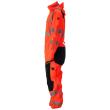 Winteroverall mit Knietaschen Winterkombination Größe S, hi-vis rot/dunkelanthrazit Produktbild img3 S