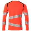 T-Shirt, Langarm, moderne Passform T-shirt Größe 2XLONE, hi-vis rot/dunkelanthrazit Produktbild img4 S