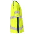 T-Shirt, moderne Passform T-shirt Größe 4XLONE, hi-vis gelb/dunkelpetroleum Produktbild img5 S