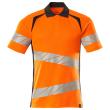 Polo-Shirt, moderne Passform Polo-shirt Größe 5XLONE, hi-vis orange/schwarzblau Produktbild img1 S