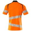 Polo-Shirt, moderne Passform Polo-shirt Größe 5XLONE, hi-vis orange/schwarzblau Produktbild img4 S