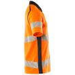 Polo-Shirt, moderne Passform Polo-shirt Größe 5XLONE, hi-vis orange/schwarzblau Produktbild img5 S