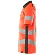 Polo-Shirt, moderne Passform Polo-shirt Größe XL ONE, hi-vis rot/dunkelanthrazit Produktbild img3 S