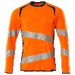 Sweatshirt, moderne Passform Sweatshirt Größe 4XLONE, hi-vis orange/dunkelpetroleum Produktbild img1 S