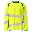 Sweatshirt, moderne Passform Sweatshirt Größe 4XLONE, hi-vis gelb/dunkelpetroleum Produktbild img1 S