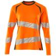 T-Shirt, Langarm, Damenpassform T-shirt Größe 5XLONE, hi-vis orange/moosgrün Produktbild img1 S