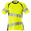 T-Shirt, Damenpassform T-shirt Größe 2XLONE, hi-vis gelb/schwarz Produktbild img1 S