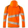 Sweatshirt mit Kapuze, moderne Passform Kapuzensweatshirt Größe L, hi-vis orange/dunkelanthrazit Produktbild img4 S