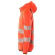 Sweatshirt mit Kapuze, moderne Passform Kapuzensweatshirt Größe 5XL, Hi-vis rot/schwarzblau Produktbild img3 S
