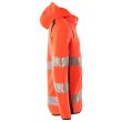 Sweatshirt mit Kapuze, moderne Passform Kapuzensweatshirt Größe 5XL, Hi-vis rot/schwarzblau Produktbild img5 S
