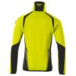 Fleecepullover mit kurzem Reißverschluss Microfleecejacke Größe 5XL, hi-vis gelb/schwarz Produktbild img4 S