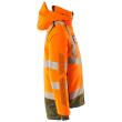 Winterjacke mit CLIMASCOT®-Futter Winterjacke Größe M, hi-vis orange/moosgrün Produktbild img5 S