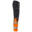 Hose, Schenkeltaschen, ULTIMATE STRETCH Hose Größe 76C48, schwarzblau/hi-vis orange Produktbild img5 S