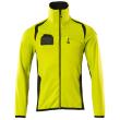 Fleecepullover mit Reißverschluss Microfleecejacke Größe 2XL, hi-vis gelb/schwarz Produktbild img1 S