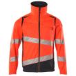 Jacke, Stretch-Einsätze Arbeitsjacke Größe L, Hi-vis rot/schwarzblau Produktbild img1 S