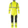 Overall, Knietaschen, Stretch-Einsätze Kombination Größe S, hi-vis gelb/schwarzblau Produktbild img1 S