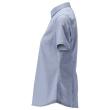 Hemd, Kurzarm, klassische Damen, Stretch Damenbluse Größe 38, hellblau Produktbild img3 S
