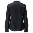Hemd, klassische Damenpassform Damenbluse vollschwarz Produktbild img4 S
