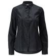 Hemd, moderne Damenpassform Damenbluse vollschwarz Produktbild img2 S