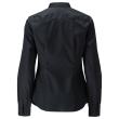 Hemd, moderne Damenpassform Damenbluse vollschwarz Produktbild img4 S