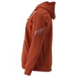 Fleece Kapuzensweatshirt mit MASCOT-Logo Kapuzensweatshirt Größe XS, Herbstrot Produktbild img3 S