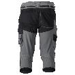 Dreiviertel-Hose, Knietaschen, Stretch Handwerker-Dreiviertel-Hose Größe C46, anthrazitgrau/schwarz Produktbild img4 S