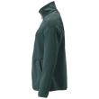 Fleecepullover mit Reißverschluss, Damen Microfleecejacke waldgrün Produktbild img3 S
