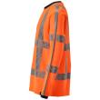 T-Shirt, Langarm, moderne Passform T-shirt Größe 4XL, hi-vis orange Produktbild img3 S