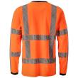 T-Shirt, Langarm, moderne Passform T-shirt Größe 4XL, hi-vis orange Produktbild img4 S