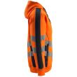MASCOT® Corby Kapuzensweatshirt Größe M, hi-vis orange/schwarzblau Produktbild img5 S