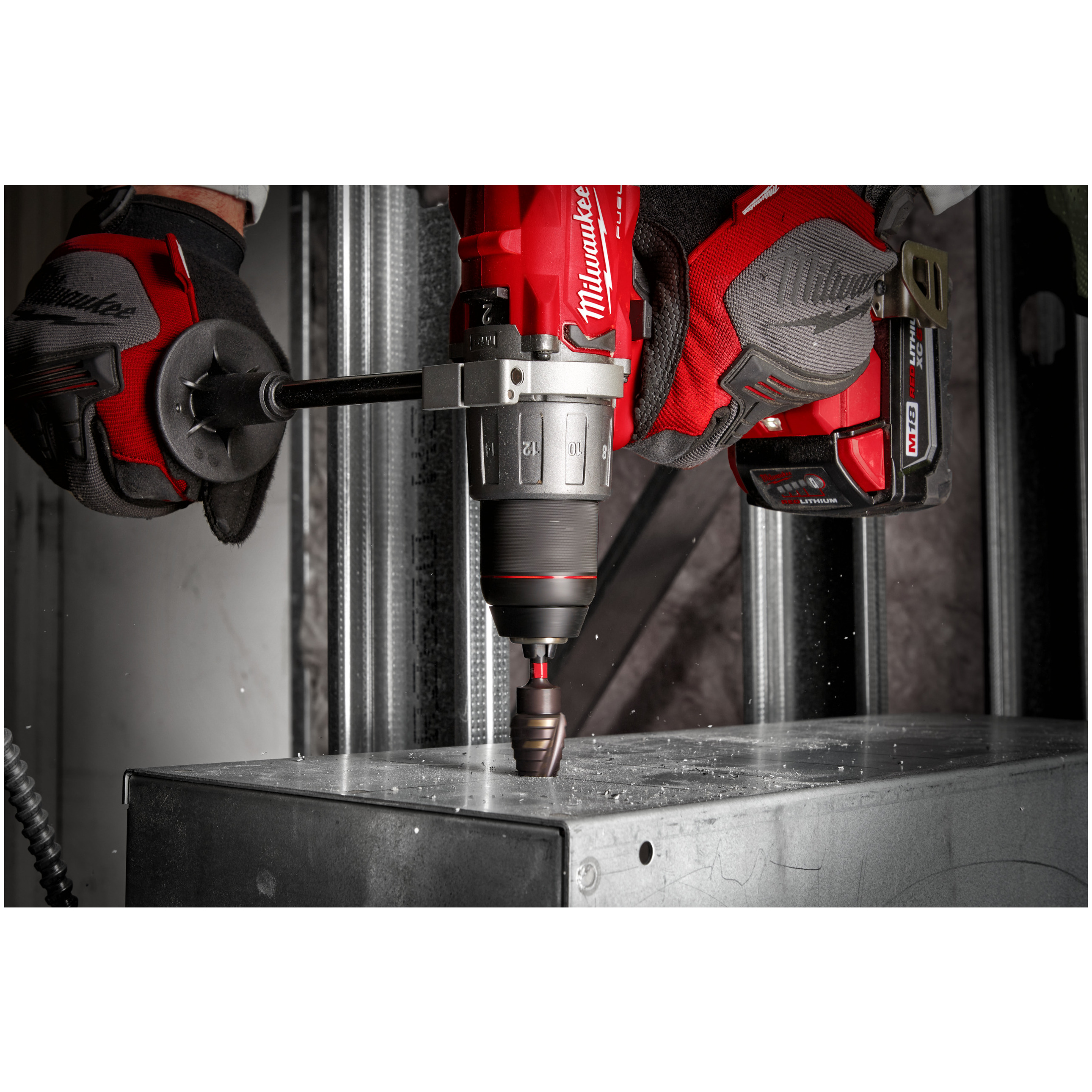 Schlagfester Stufenbohrer SHOCKWAVE Milwaukee Produktbild img2 L