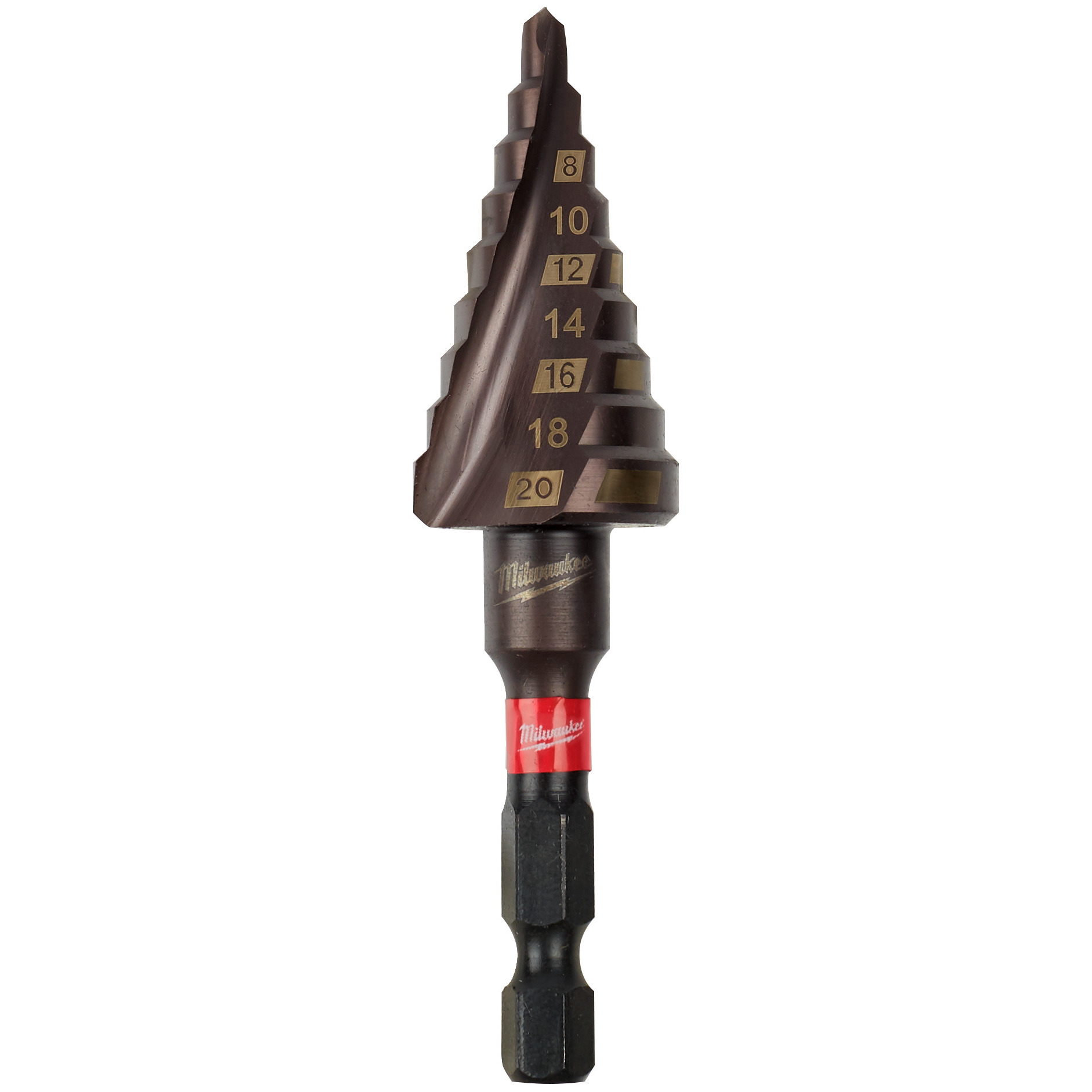 SHOCKWAVE Stufenbohrer 4 bis 20 mm, 2 mm Stufen Produktbild img1 L