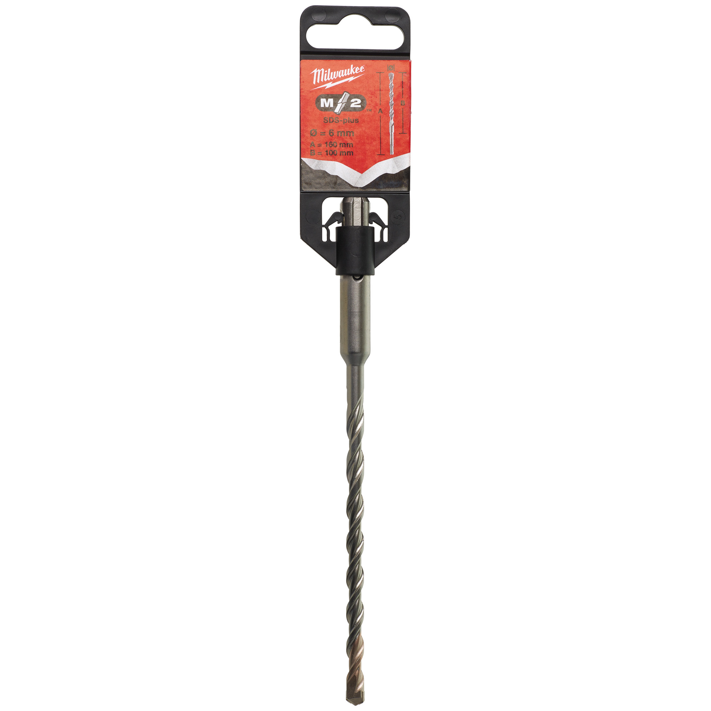 Hammerbohrer M2, SDS-Plus 2-Schneiden Milwaukee Produktbild img5 L