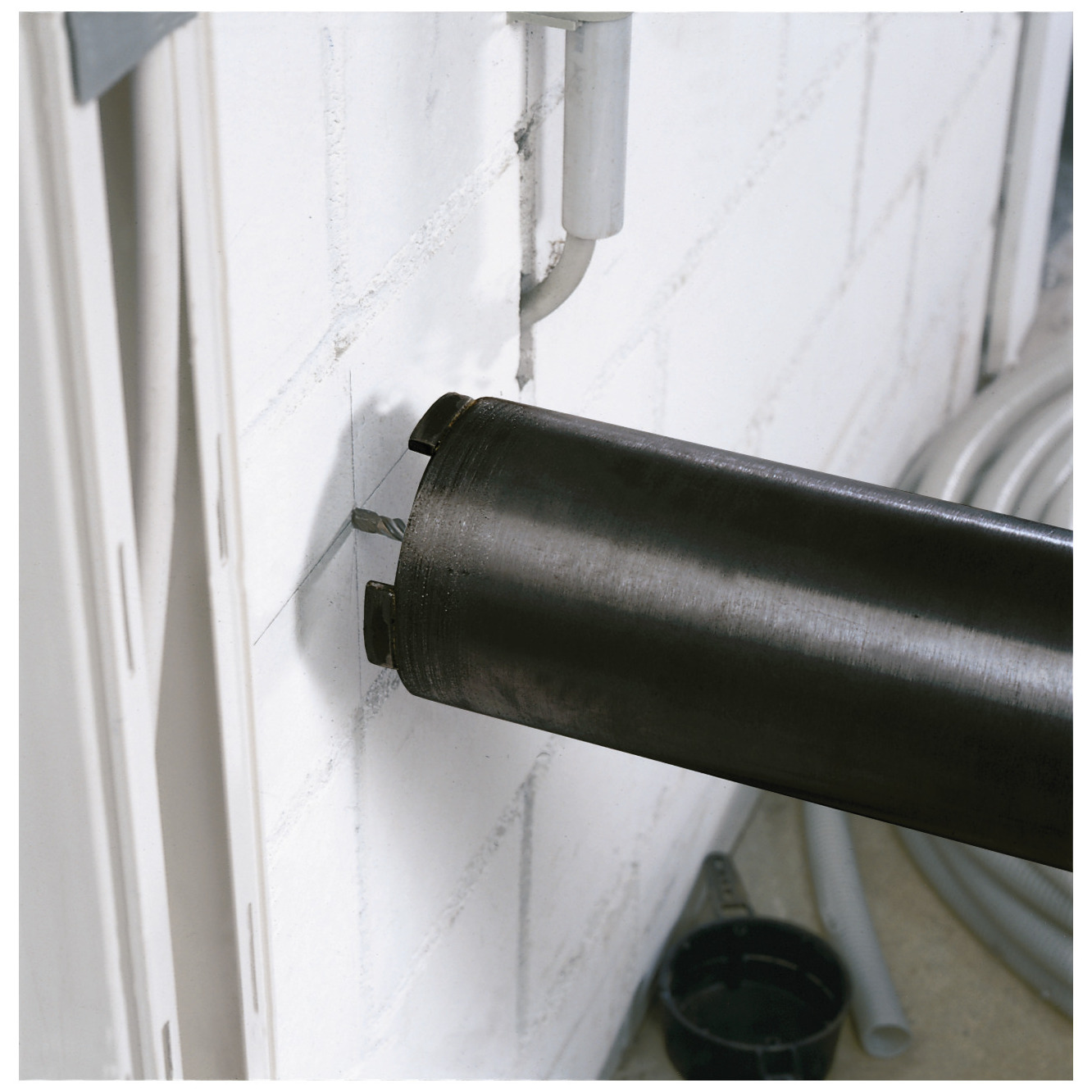 Diamant-Trockenbohrkrone für Staubabsaugung DCHXL 132 x 490 mm / 1 1/4" UNC Produktbild img2 L