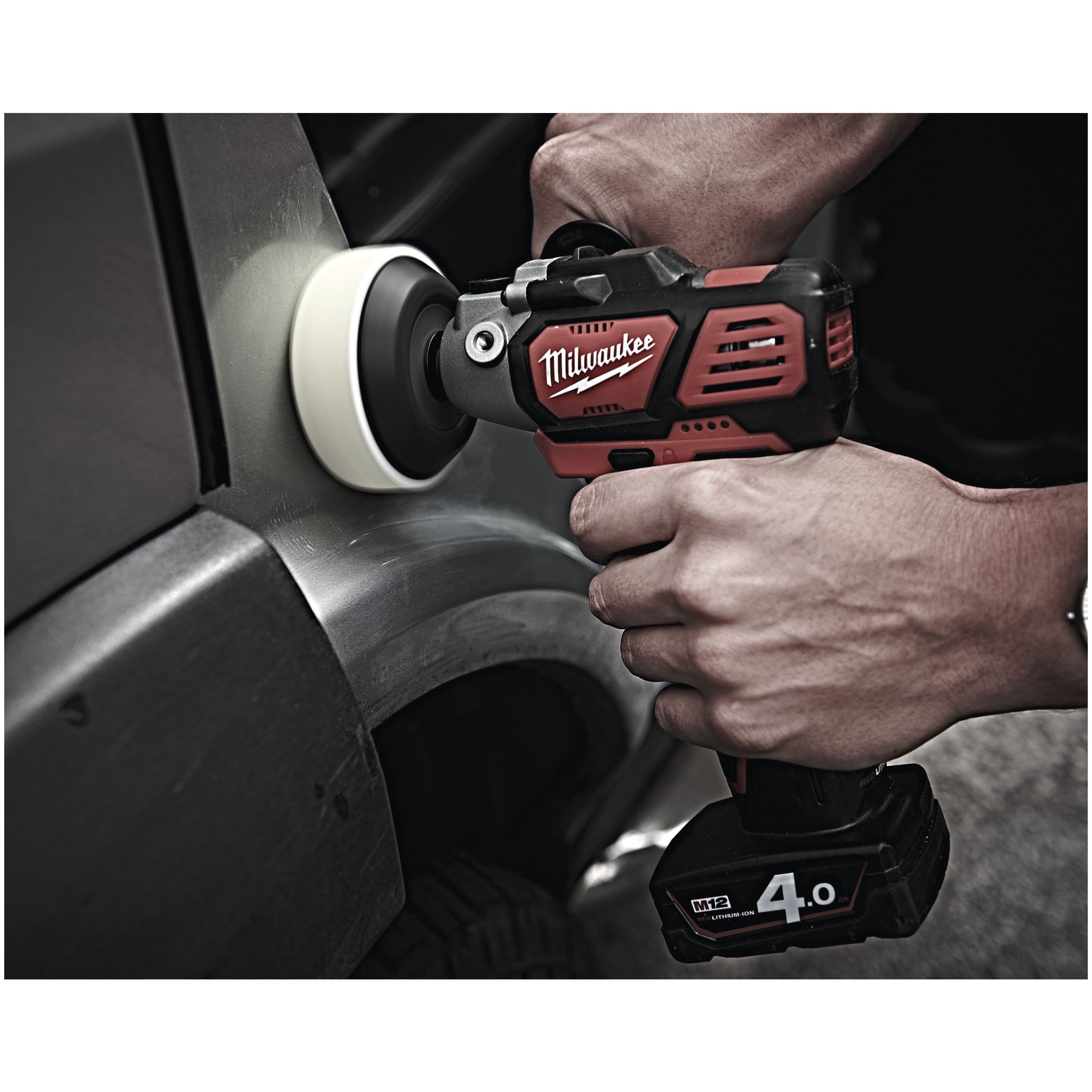 Lammwollpolierscheibe Kletthaftung 80 mm für M12 BPS Produktbild img2 L