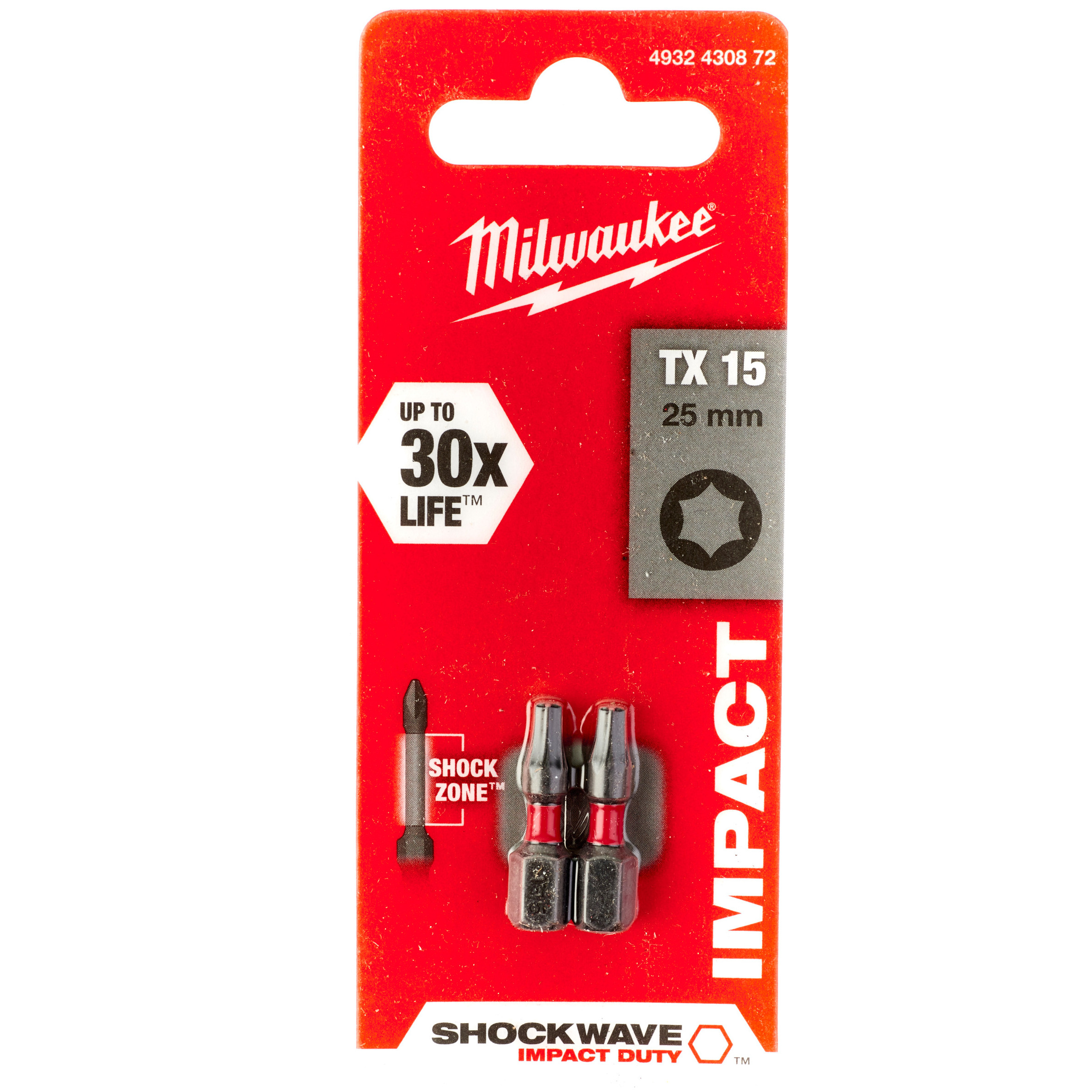Bits TX Milwaukee SHOCKWAVE Produktbild img2 L