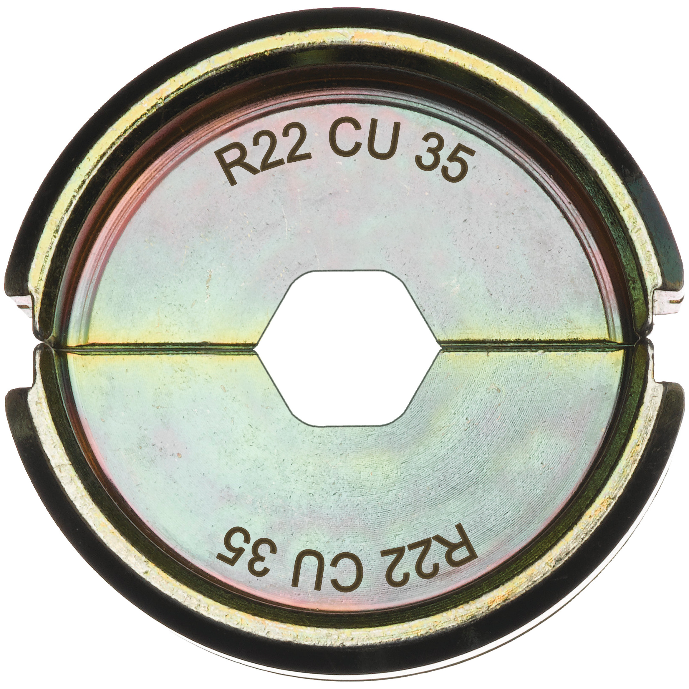 Presseinsatz für hydraulisches Akku-Presswerkzeug R22 Cu 35 für Standard Rohrkabelschuh Produktbild img1 L