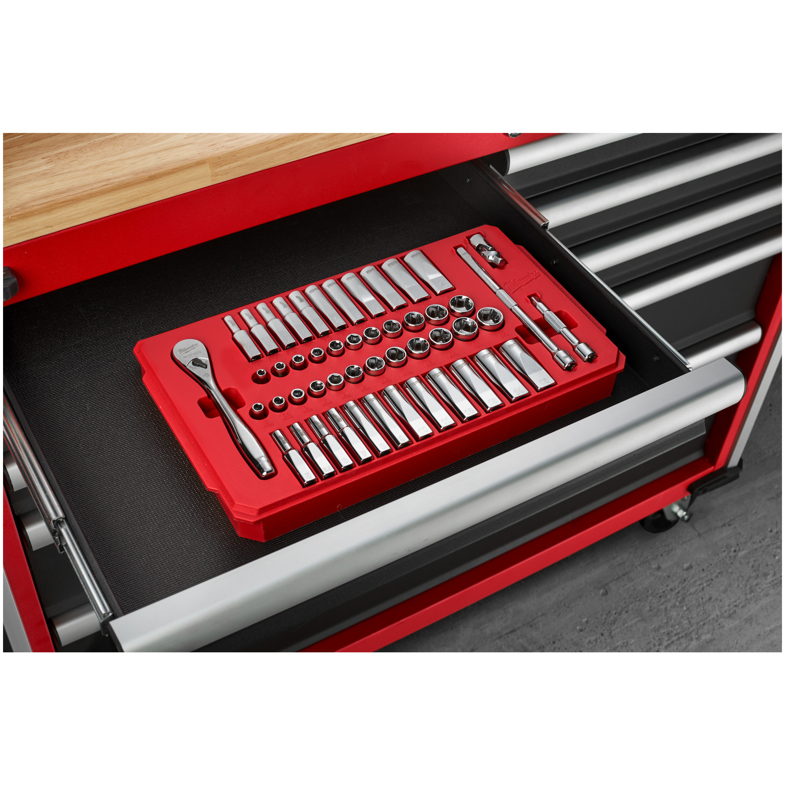 Ratschen- und Nusssatz 1/4' im 50-teilig Produktbild img5 L