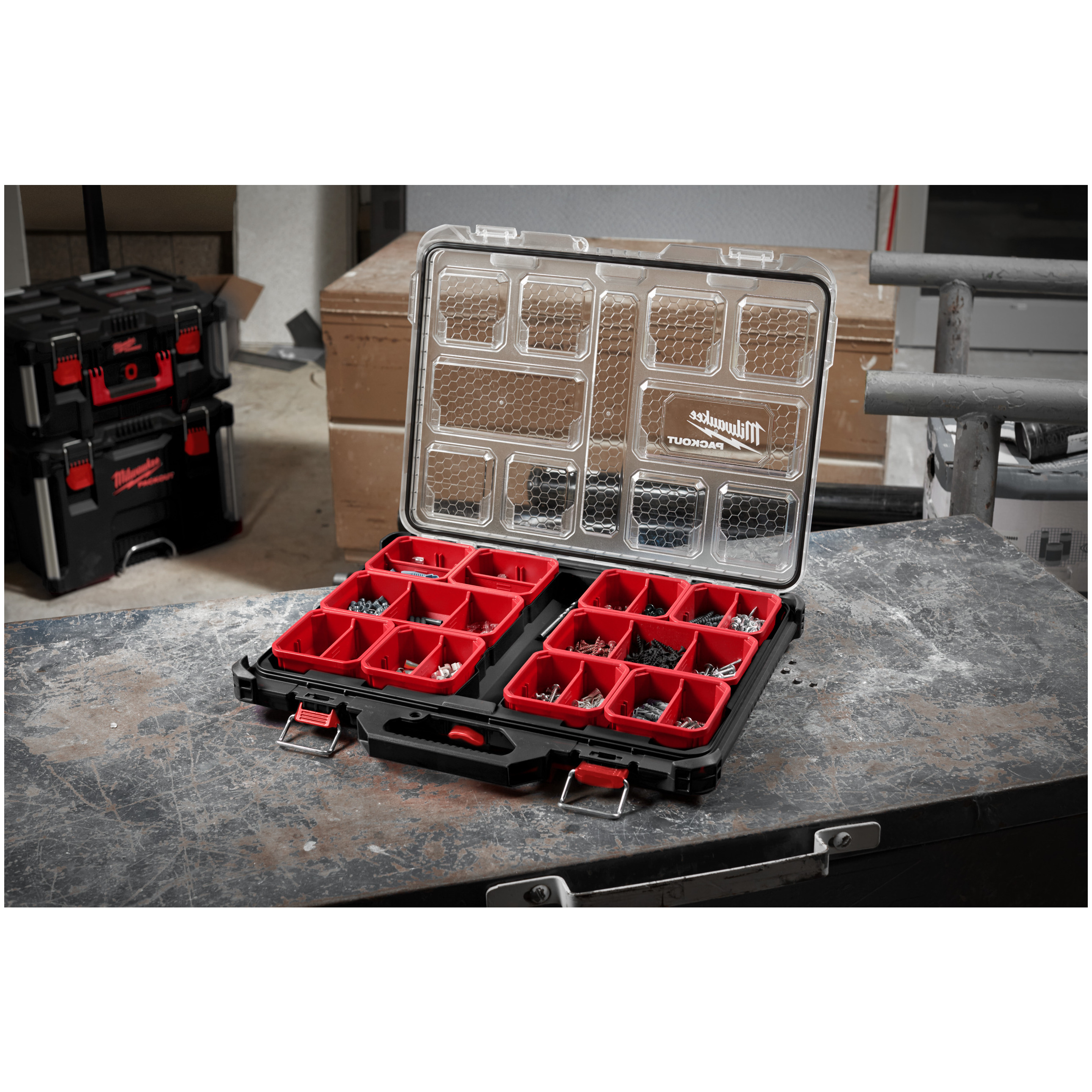 PACKOUT Organiser Slim, inkl. Sortierboxen 500 x 380 x 65 mm Produktbild img8 L