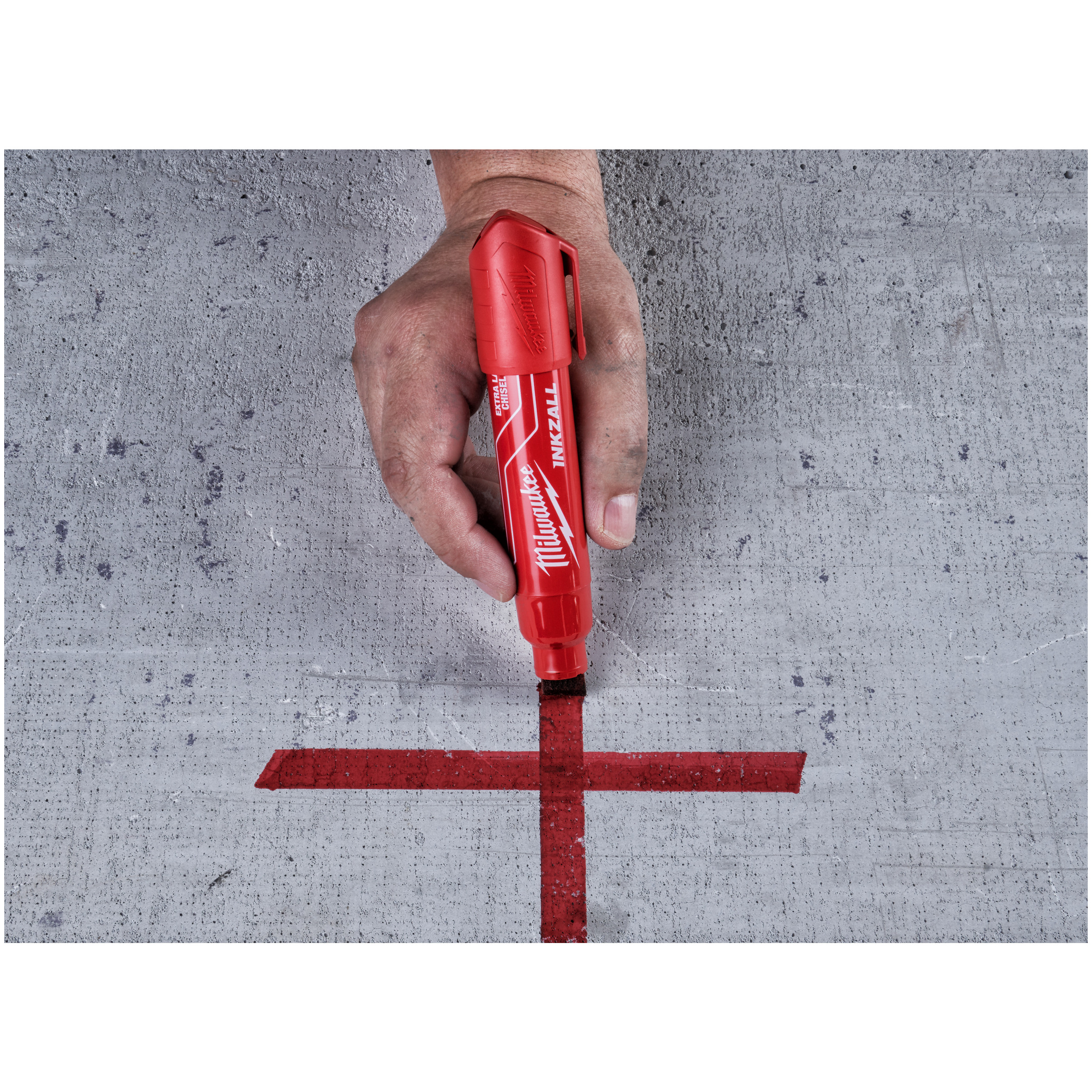 INKZALL Permanentmarker Keilsp rot Produktbild img2 L