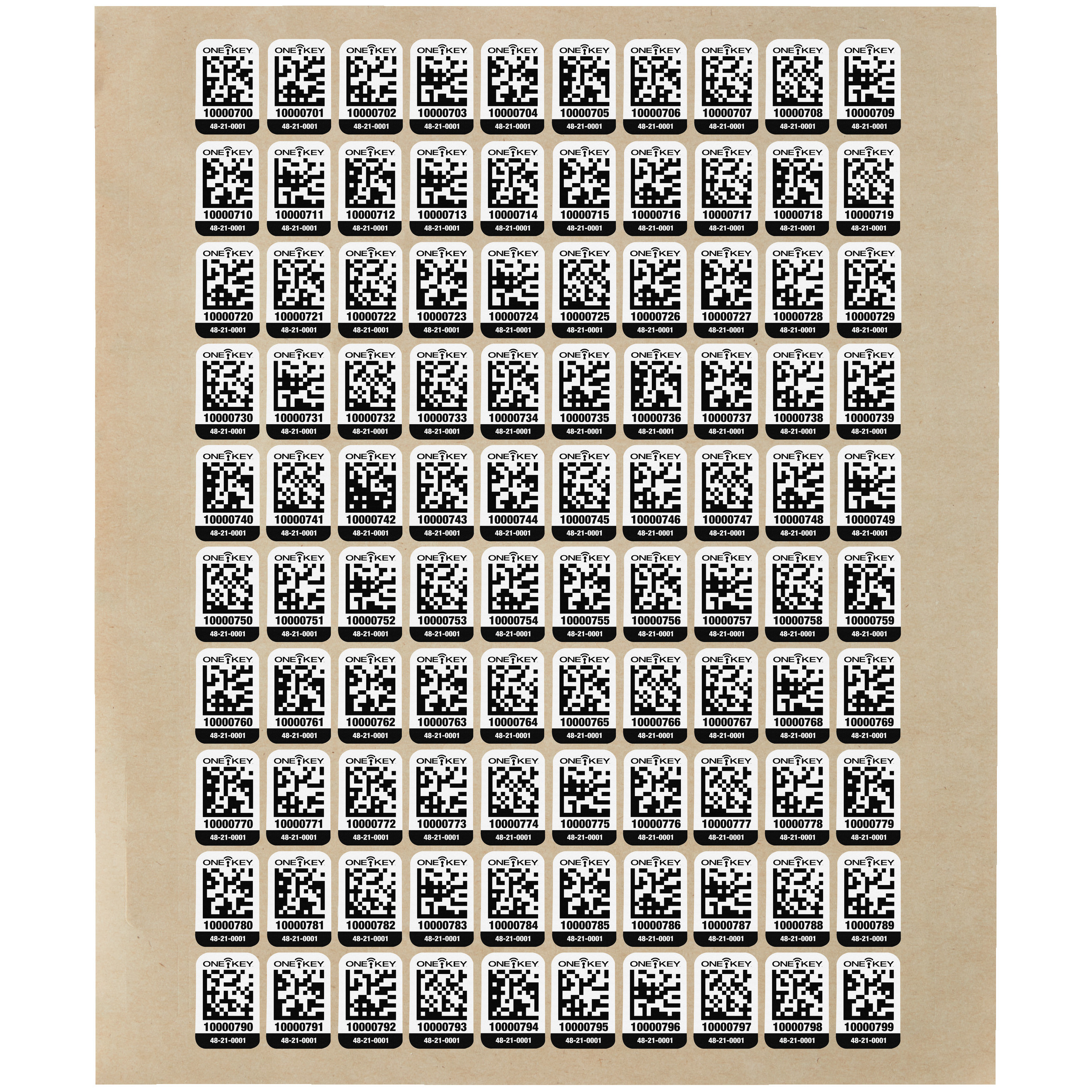 AIDTSP  AIDTSP QR-Code Sticker Plastik 200 Stück klein Produktbild img5 L